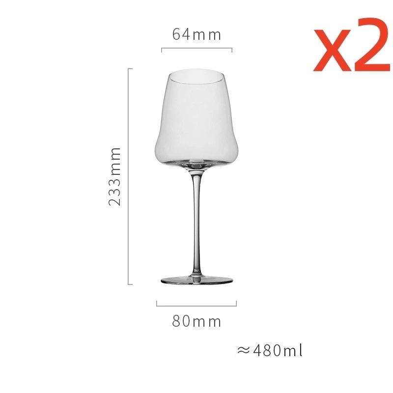 Cloud Design Ultra-Thin Bordeaux Red Wine Glass Crystal Thin Stem Burgundy Goblet Light Luxury Wedding Party Champagne Flute Cup