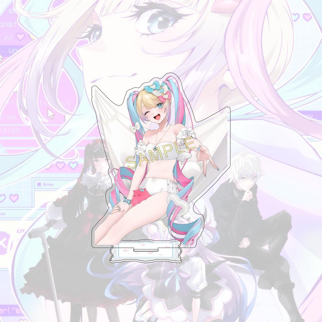 Anime NEEDY GIRL OVERDOSE 15 cm Acrylic Standing Figure Model Desktop Decoration Fan Collection Gift Keychain