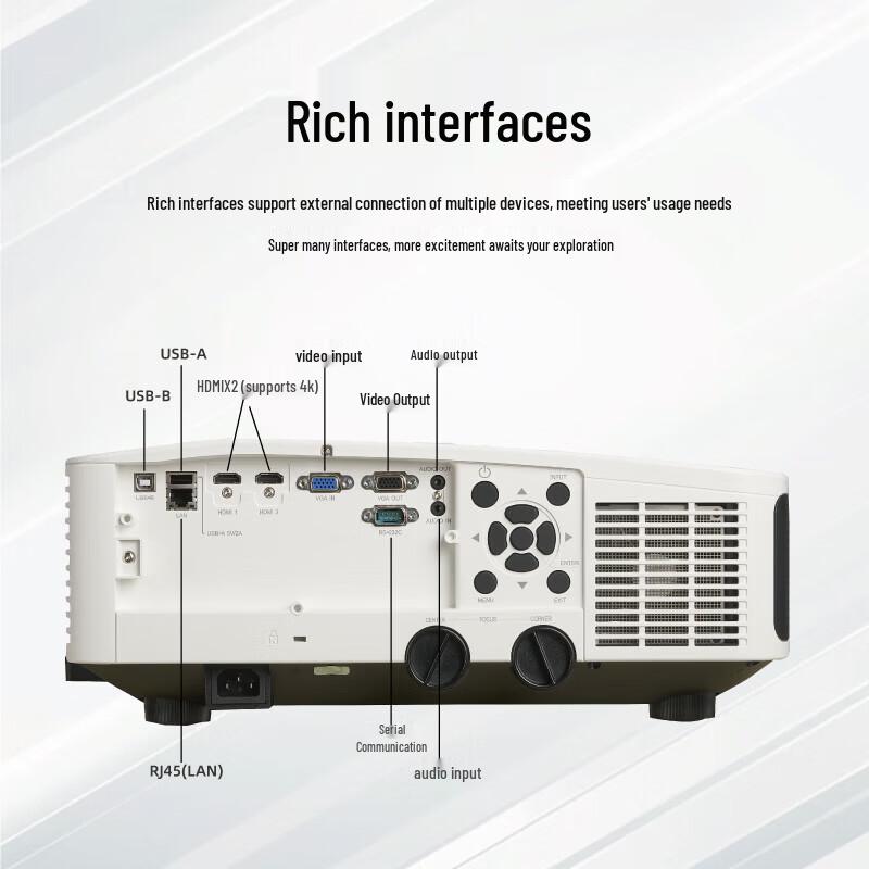 Kadenlan KF55UST 3LCD Laser Engineering Projector (CN Version)