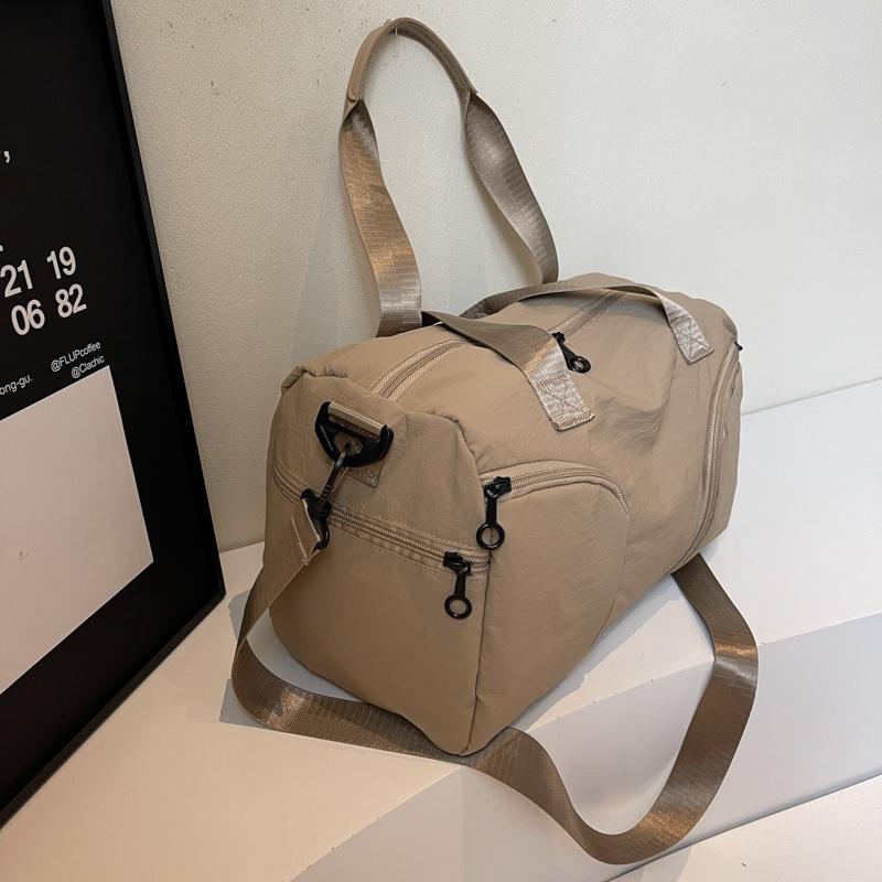 Short Distance Travel Bag Women's Large Capacity Handbag Men's Sports Bag Dry And Wet Separate Duffel Bag