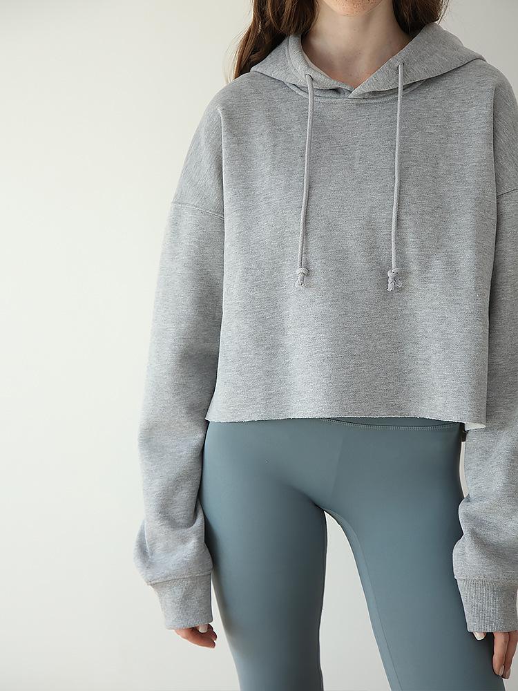 2024 Fall Women's Loose Short Hooded Sweatshirt - European & American Style