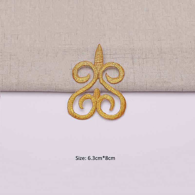 Diy Garment Decorative Hotfix Accessories Patch Sticker Embroidery Costume Dress Bag Hat Edge Embellished Iron-on Applique Patch