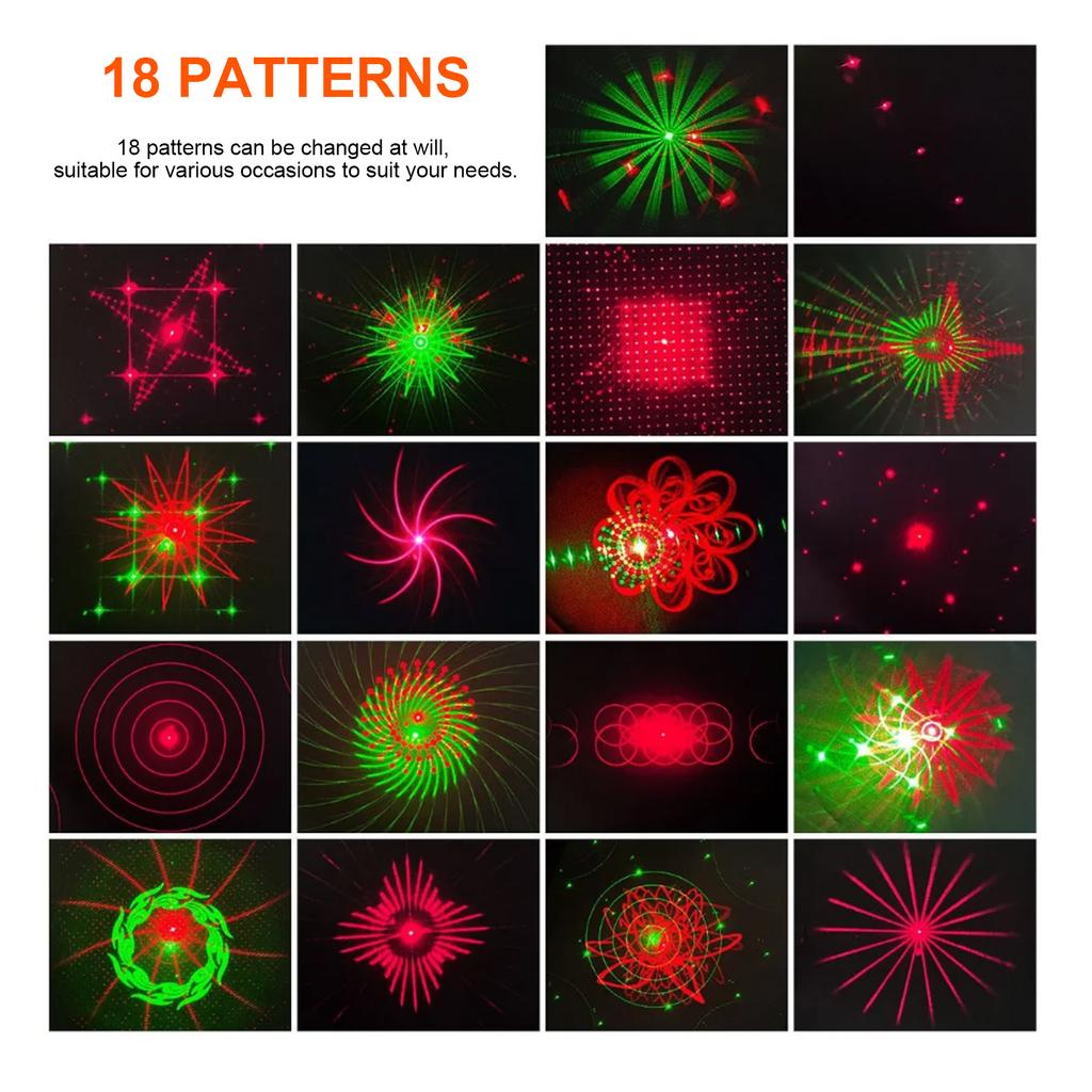 18 LEDs Par Light Stage Lamp Lighting Supported DMX512/ Sound Activated/ Master-slave/ Strobe Mode