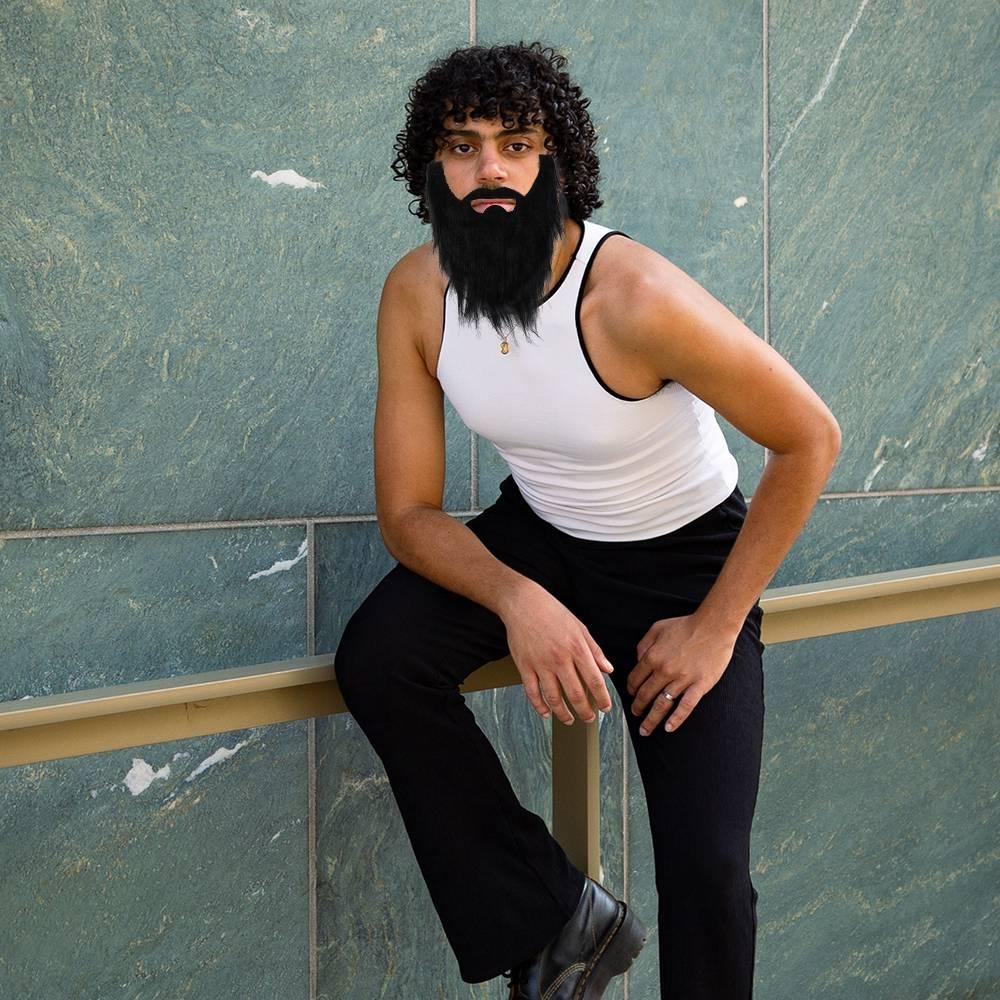 Artificial Beard Halloween Fake Mustache Fake Beard Realistic Fake Beard Large Beard   Party Props