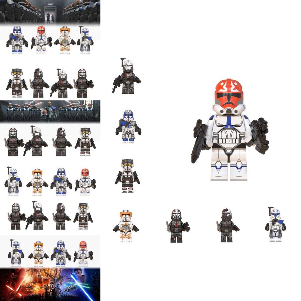Star Wars Destroyer Jesse Building Blocks Toy Plastic Abs Material Small Particle 0-38 Pieces 4.5cm