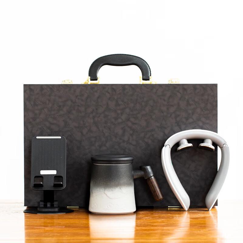 

Creative Corporate Gift Set with Tea Cup, Neck Massager & Phone Holder