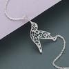 Kinitial Stainless Steel Hollow Hummingbird Bird Bracelet Wedding Gift Women Fashion Couple Bracelets Adjustabele Animal Jewelry