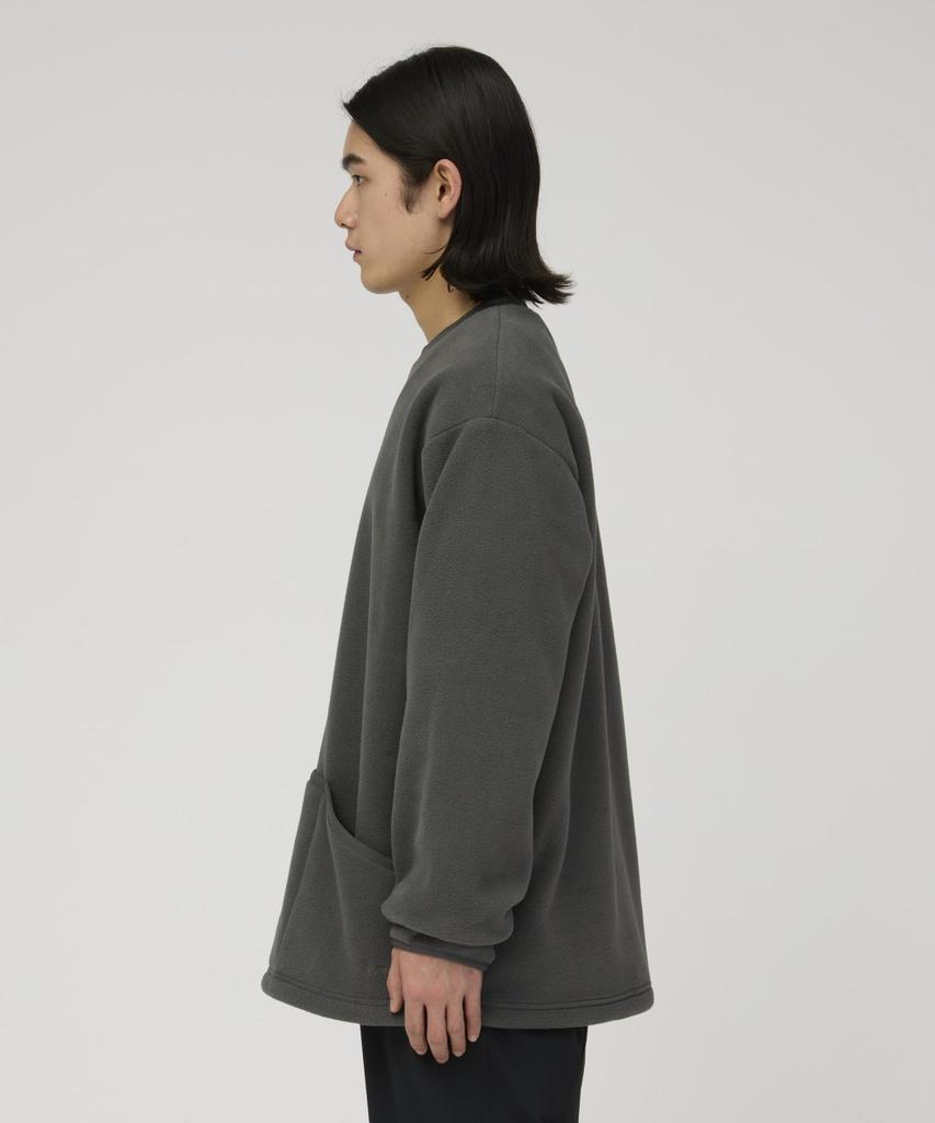 Snow Peak Fleece Pullover Warm Dark XL Water-Repellent - Water-repellent, Lightweight, - Brown