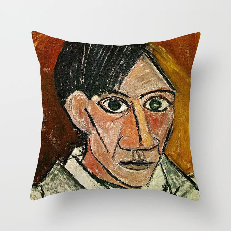 RZN картина маслом Пикассо наволочка декоративные подушки для дивана полиэстер наволочка на подушку художественные декоративные подушки
