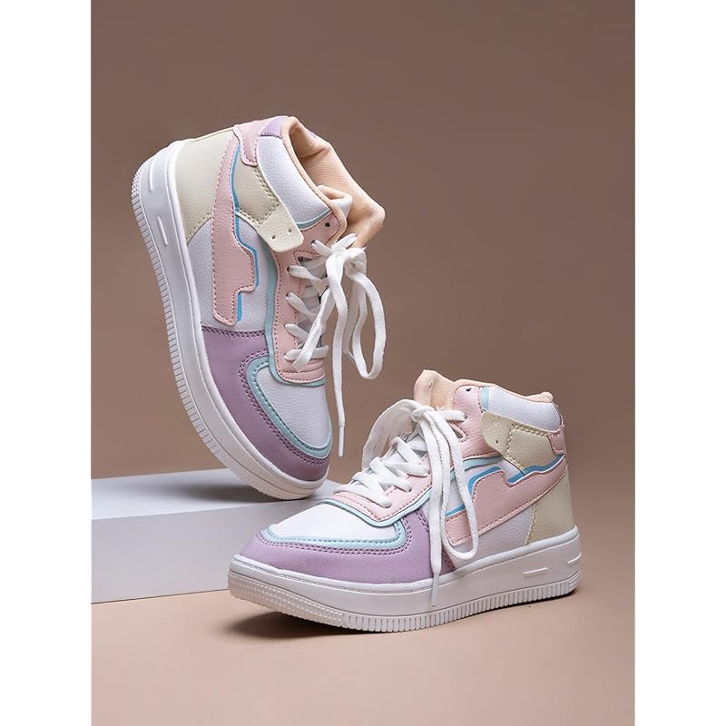 Shoetopia Women S Casual Outdoor, Indoor, Walking Shoes, Mla-Pink-Eu37 4 UK розовый