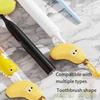 Cute Banana Toothbrush Cover Dustproof Protective Case for Kids Adults Travel Home Daily Use Portable Hygienic Storage Box