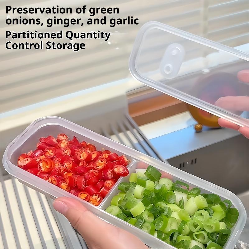 Pojemnik do przechowywania w lodówce Pojemnik na zapakowany posiłek Pojemnik na żywność z tworzywa sztucznego spożywczego Hermetyczny Żywność Mrożone mięso 2/3-komorowy Przechowywanie w chłodzie