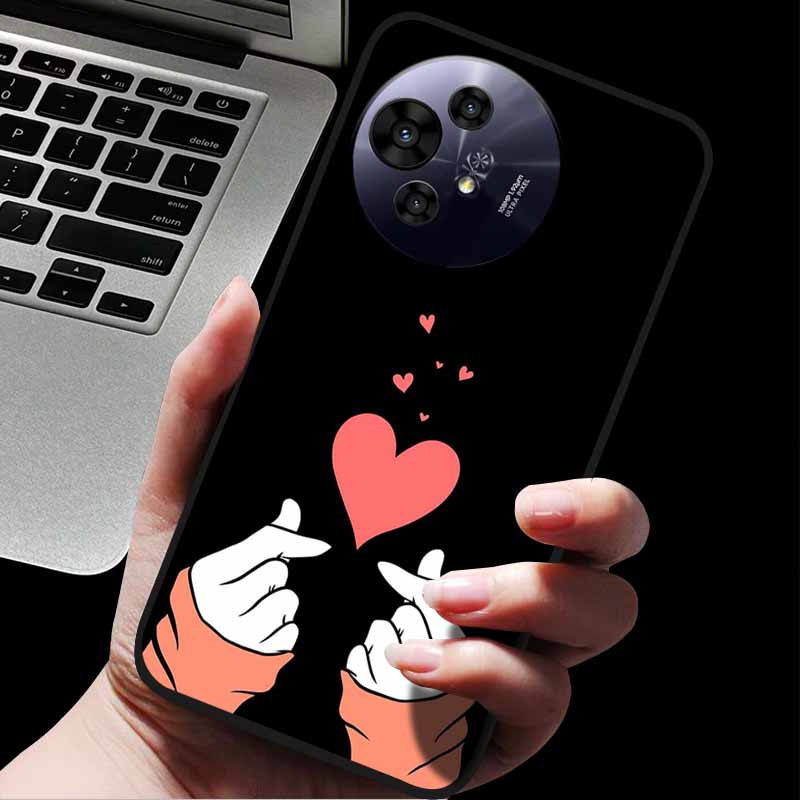 Per custodia TCL 50 Pro NxtPaper / 50 NxtPaper Custodie Cover Posteriore Protettiva in Silicone con Animali alla Moda Per Custodia Telefono 50 Pro NxtPaper 5G Capa
