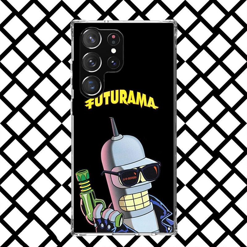 Cartoon F-Futuramas Phone Case for Samsung Galaxy S26 S25 Edge S24 S23 Ultra S22 Plus S21 FE S20 + Soft Cover Print Fundas Galax