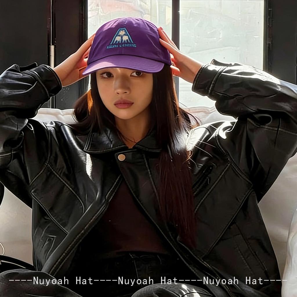 And Women Korean Style Quick-Dry Embroidered Letter Prints Baseball Caps Sun Protection Adjustable Drawstring All-Match Peaked Hats Ins Fashion