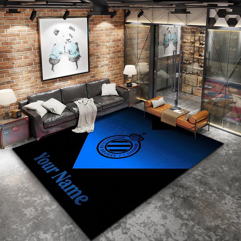 Club Brugge Kv Crest Custom Name Carpet Rug For Living Room Bedroom Home Sofa Decoration Kids Play Nonslip Floor Mat