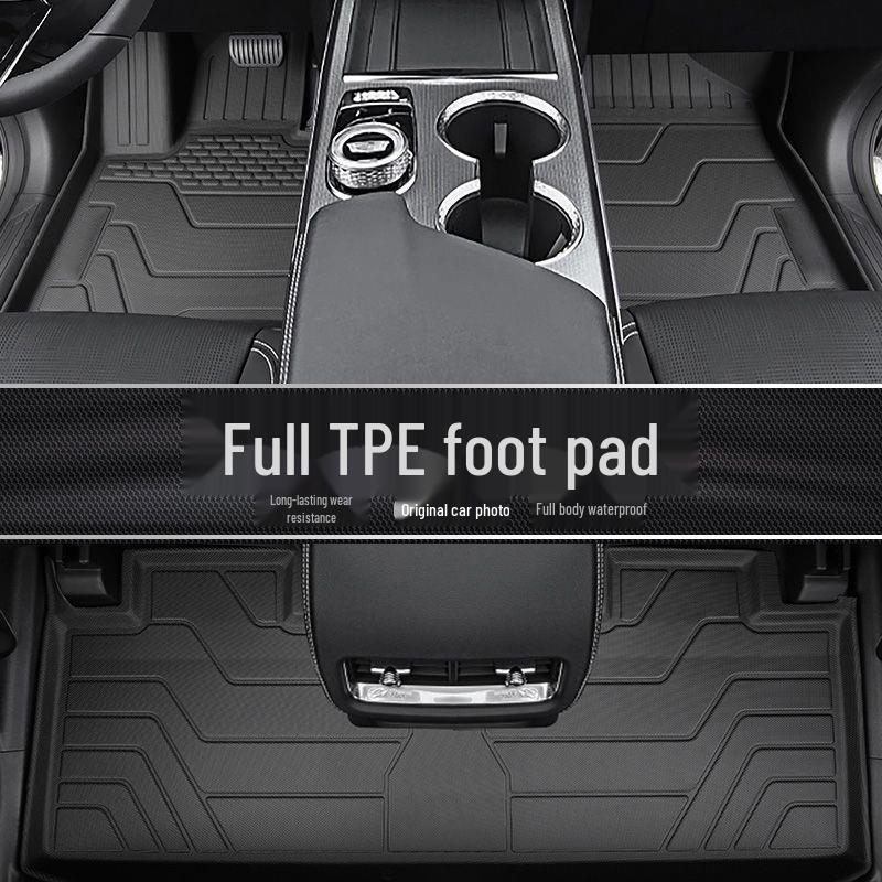Cadillac CT5 TPE Floor Mats Set: Full Coverage Foot & Trunk Mats