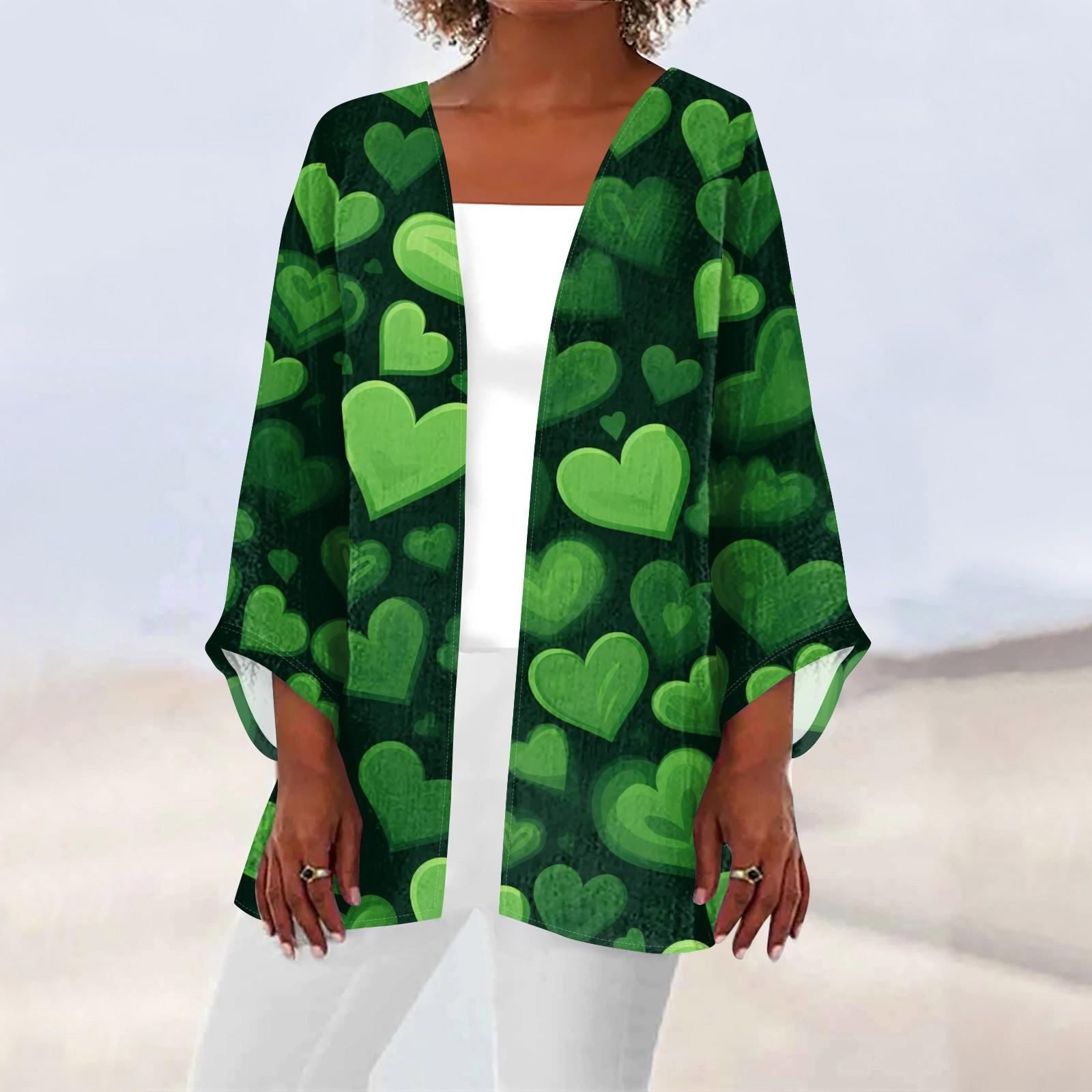 

Женская повседневная мода Caot Printed Lightweight Medium Long Jacket Cardigan XXXXL