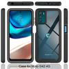 Crystal Cover TPU/PC Sky Case for Motorola Moto G42 4G G32 Funda With PET Screen Protector 360 Degree Full Coverage Shockproof