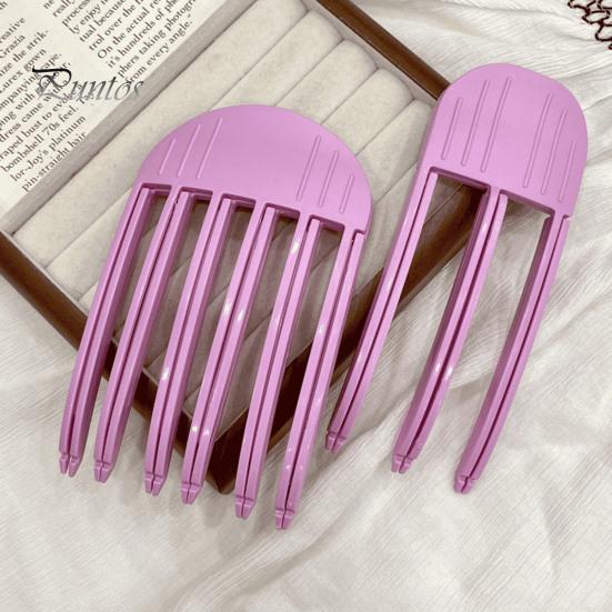 3 Teile/satz Flauschigen Haar Kamm Clip Haar Roller Natürlichen Bump Up Kamm Volumen Clip Tragbare Reise 3/6 Zähne Stirn Pony Styling Kamm Frauen Mädchen Haar