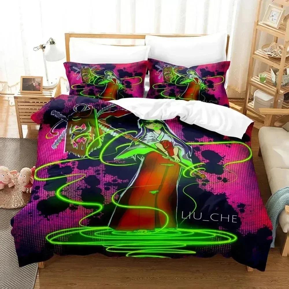Comforter 3D Anime Higurashi When They Cry Bedding Set Printed Bed Set With Soft Queen King Size Bedclothes Home