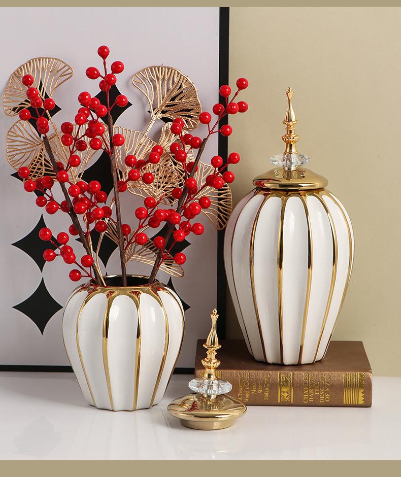General's Universal Jars Storage Jar Light Luxury Ceramic Vase Craft Ornaments Middle Eastern Home Decor and Decor Items Bottles
