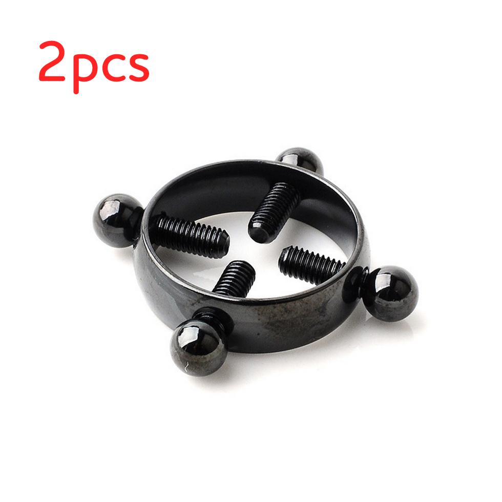 2Pcs Edelstahl Nicht Stechende Nippel Klemmen Ring Sexy Schmuck Dekoration Stimulieren G Punkt Schmerzlos Erwachsene Sex Spielzeug für