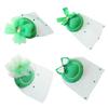 Green Small Mesh Hat with Hair Clip Hair Accessories For StPatricks Day Festivities And Costume Enhancements Party Props
