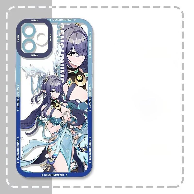 Funda para Teléfono Genshin Impact Flins Columbina Varka Sandrone Para Samsung Galaxy A16 A15 A35 A05 A55 A54 A07 A06 A24 A14 A53 A52 A13