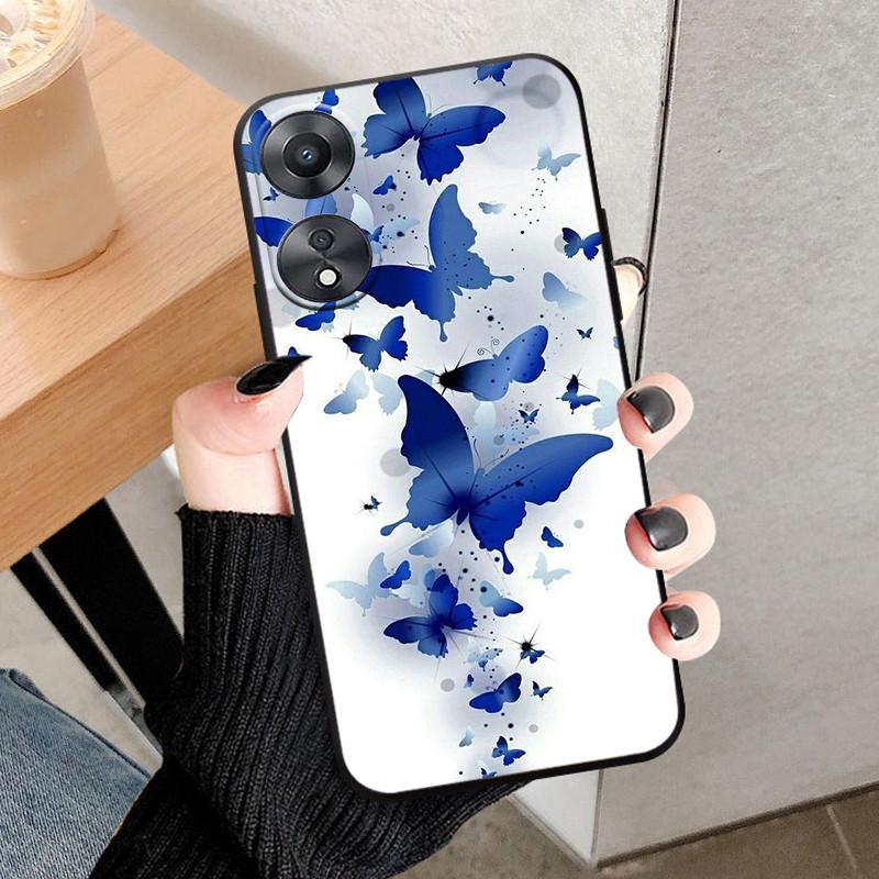

For OPPO A58 4G Case Cover CPH2577 Fundas Black Soft Silicone TPU Protective Phone Case For OPPO A58 5G Bumper Coque A 58 4G 5G OPPO A58 5G