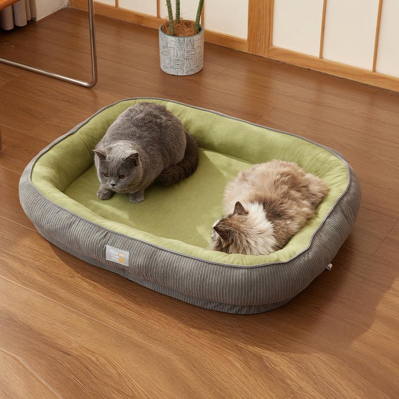 Removable and Washable Pet Bed, Thickened Cat and Dog Bed, Suitable for All Seasons, Small and Medium-sized Dog Bed