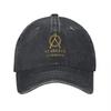 STARGATE COMUnisexD LOGO WASHED COTTON BASEBALL CAP ADJUSTABLE FIT UNISEX DESIGN CLASSIC STYLE GOLD EMBROIDERY DETAIL