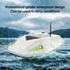 Aflyever 12V High-power Remote-controlled Fishing Bait Boat, 2kg Bait Capacity, Dual Batteries, Waterproof, with LED Light