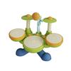 Wear Resistant Jazz Drum Set Toys Light Up Musical Montessori Toys Safe Kids Drum Set  For Toddlers