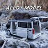 1:32 HIACE MPV LM300H Alloy Car Model Toy Diecast Metal Van Simulated Business Vehicles Light Sound Toys For Boys Birthday Gifts