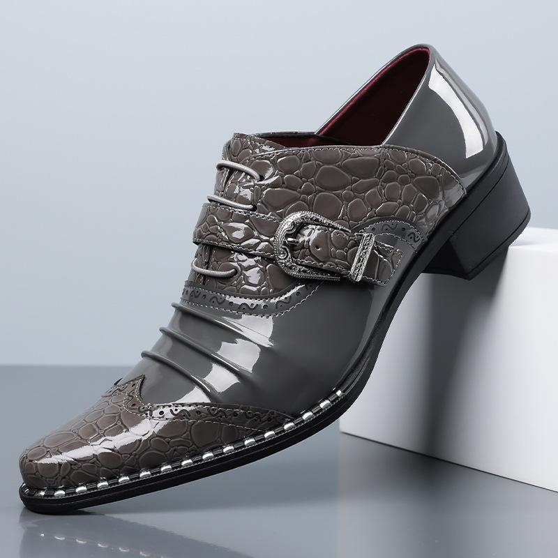 Herren Große Größen 47 48 Derby Schuhe Spitze Niedrig Oben Zum Hineinschlüpfen Bequem Britisch Business Casual Anzugschuhe Designer Schuhe Herren 44 graue