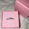 Used Swarovski stilla attract ring round cut with box