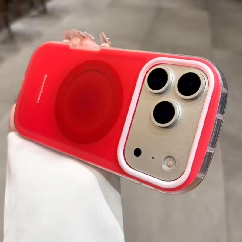 For Magsafe Magnetic Oval Soap Shape Phone Case For iPhone 17 16 15 14 13 12 Pro Max Air Cute Candy Color Wireless Charge Cover