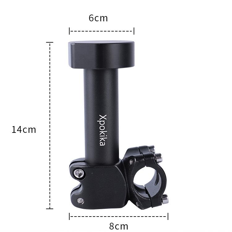 

Мини держатель устройства, зажим-трубка для штатива, роутера или приемника чёрный