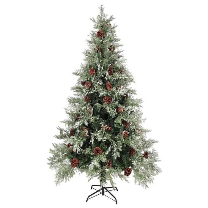 VidaXL Pre-lit Christmas Tree Pine Cones, Christmas Tree with LEDs, Holiday Decoration, Indoor Party Ornament 3094565