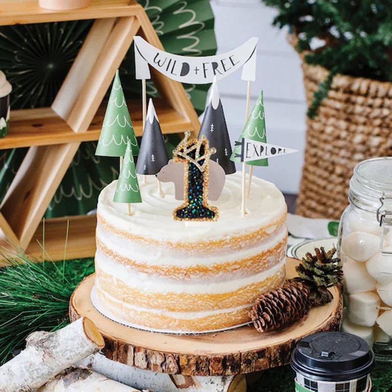 Glitzernde Schwarze Geburtstagskerzen 3D Zahlen 0-9 Kuchenaufsatz für Erwachsene Kinder 1. Geburtstagsparty Dekoration Zubehör DIY Backen