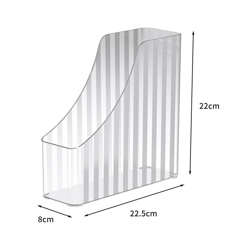 

Вертикальная стойка для хранения книг, Прозрачный ПЭТ настольный органайзер для файлов и коробка для хранения, Настольный органайзер для книг, Организация книг