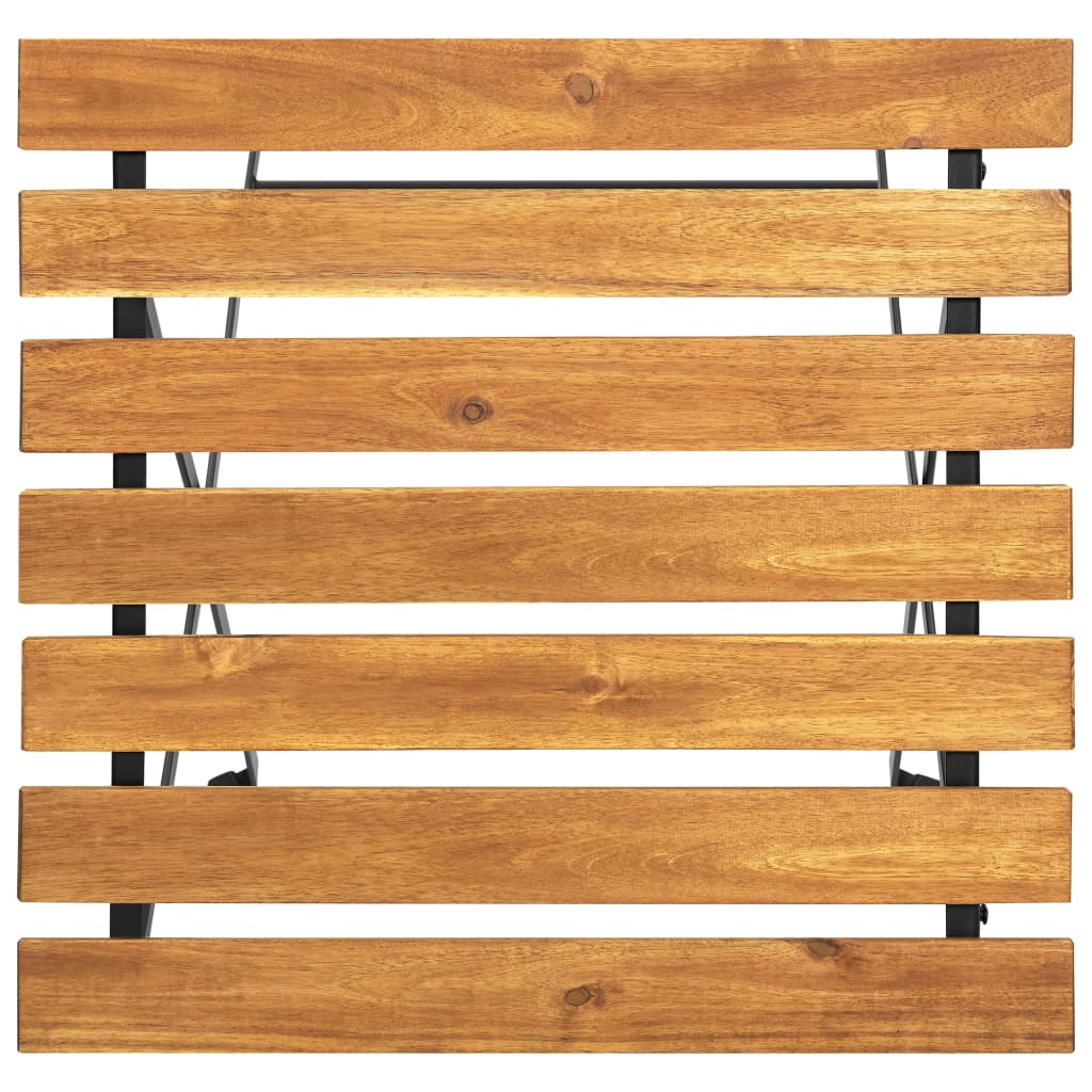 Bistro Table 55 X 54 X 71 Cm Solid Acacia Wood