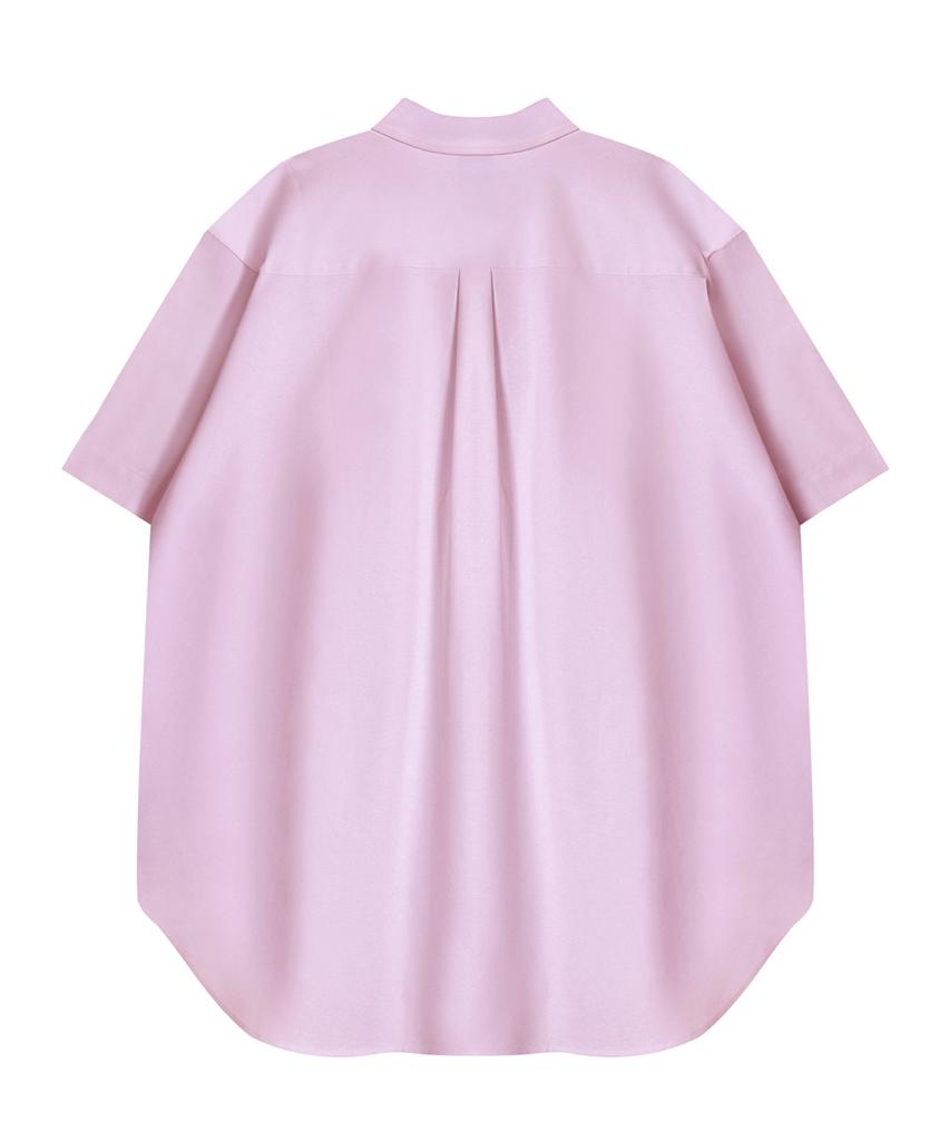NODU Daily Oxford Oversized Shirt [Pink]