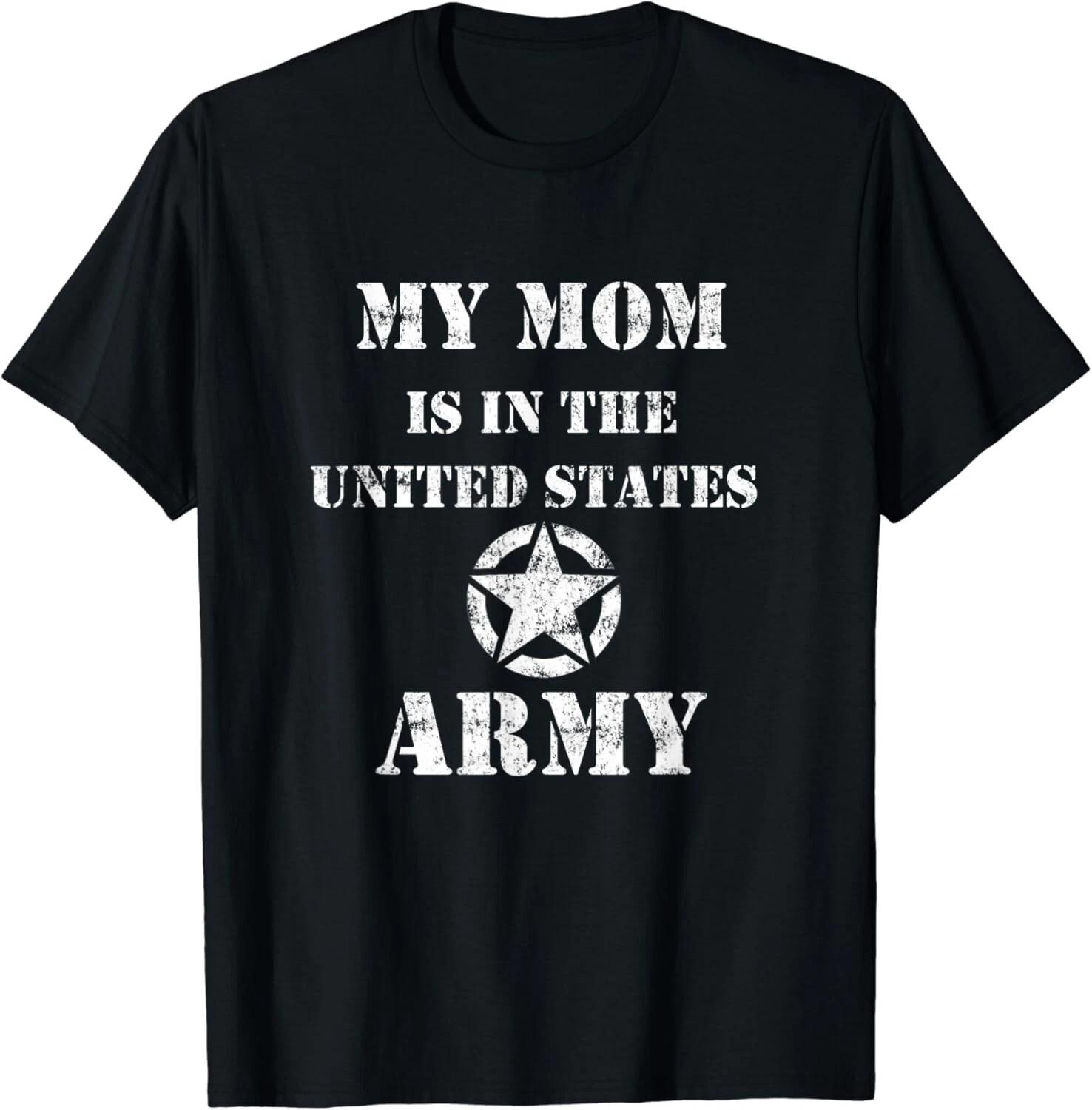My Mom is in the US Army Vintage Army Star Logo Gift Unisex T-Shirt M