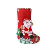 Large Linen Christmas Stockings Christmas Tree Decoration Pendant Cute Candy Gift Bag Holiday Decoration Stockings