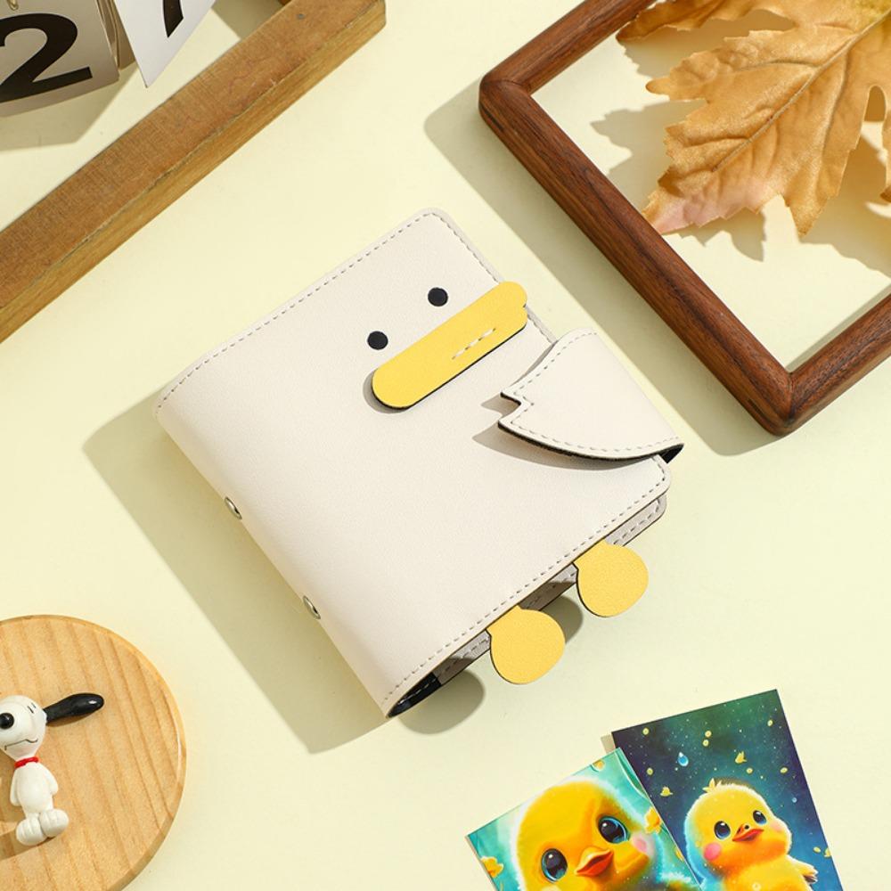 

3inch Souvenir Card Book Cartoon Duck Idol Postcards Holder New Photo Album Kpop белый