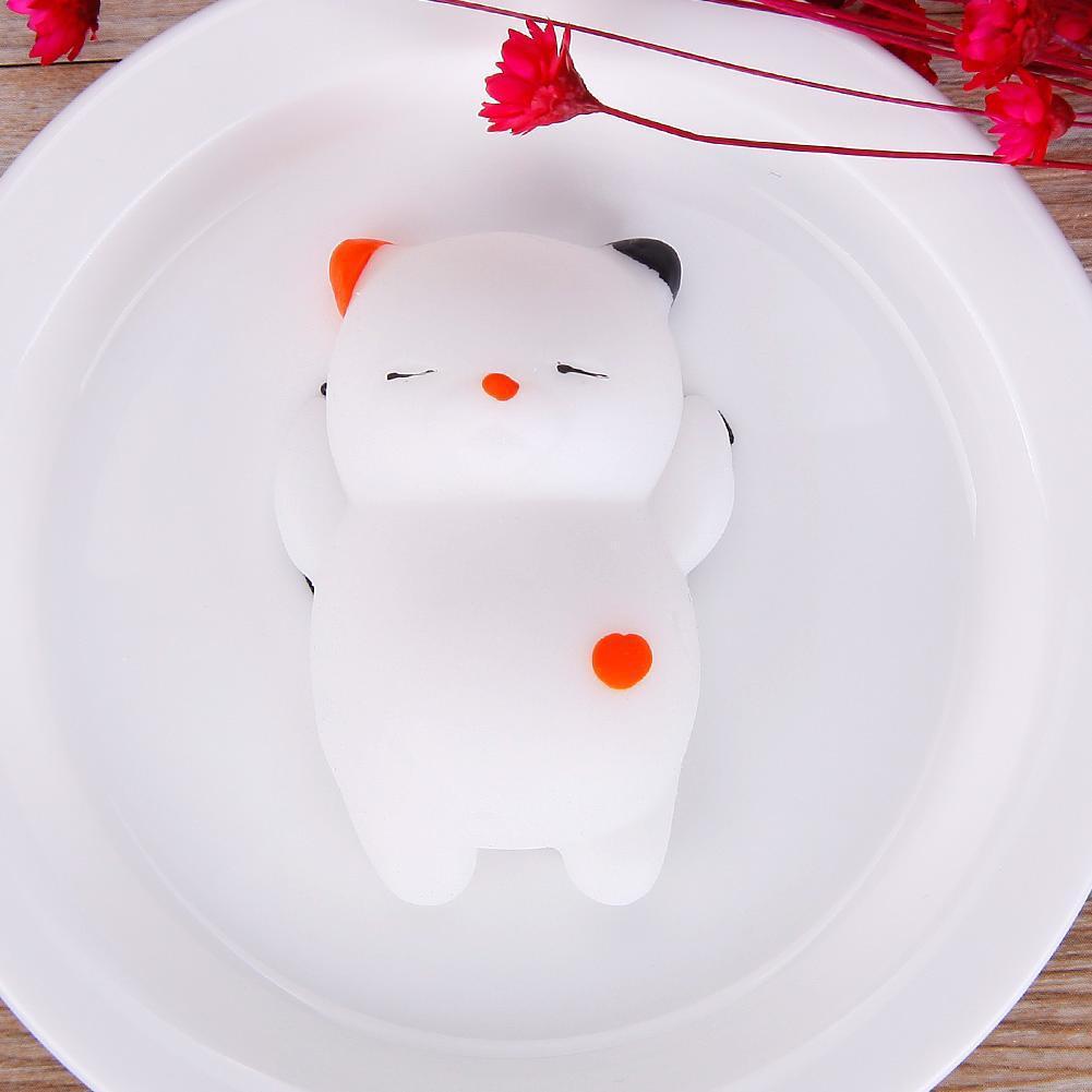 Yeni Hayvan Mochi Yumuşak Sıkılabilir Kedi Mühür Fidget Stres Giderici İyileştirici Oyuncak