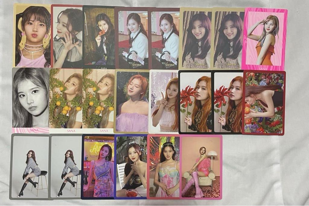 [USED] TWICE Sana trading card