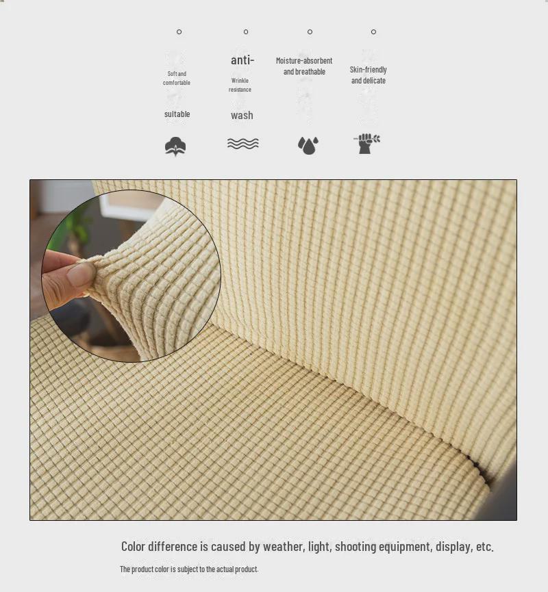 Cross-Border Pineapple Checkered Elastic Bench Cover